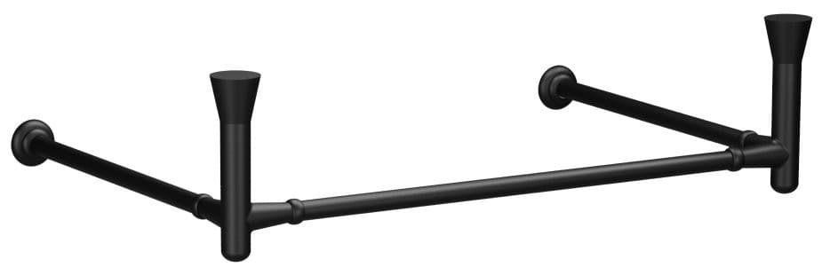 THE NEW YORKER konstrukcja wisząca pod umywalkę 80cm, czarny mat