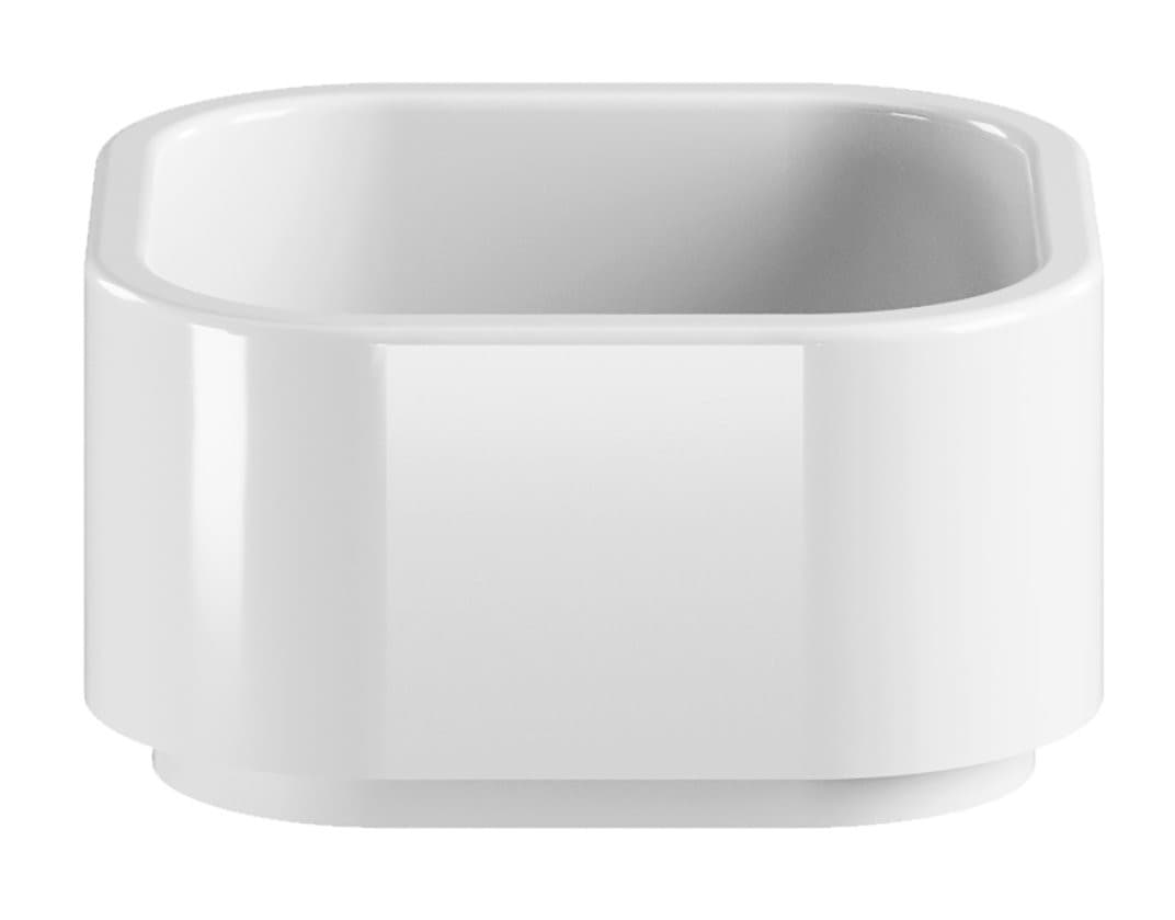 HAKO umywalka ceramiczna nablatowa, 30x30cm, biały