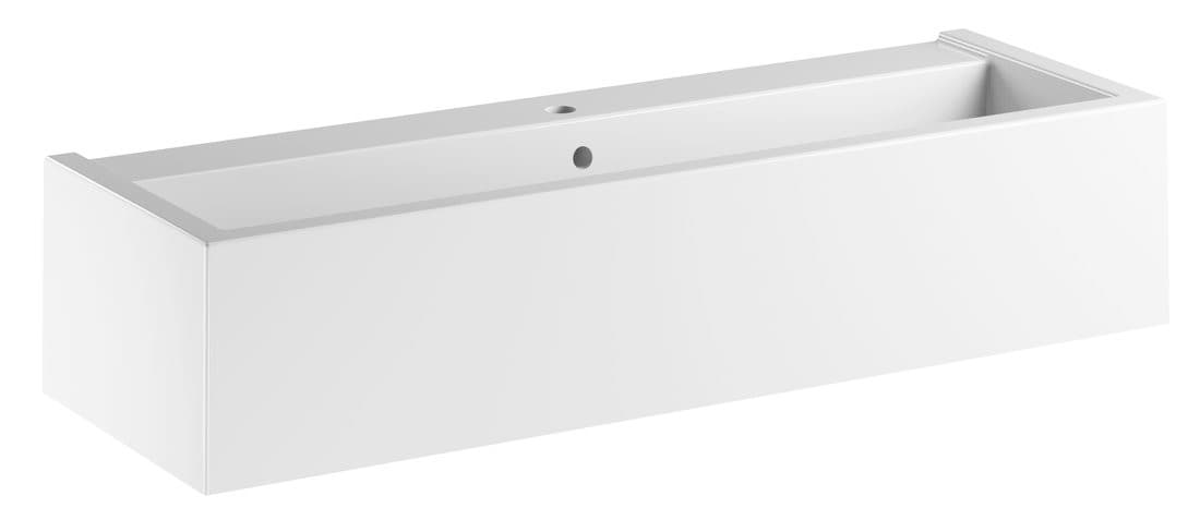 KANAAL umywalka ceramiczna 120x40cm, biały