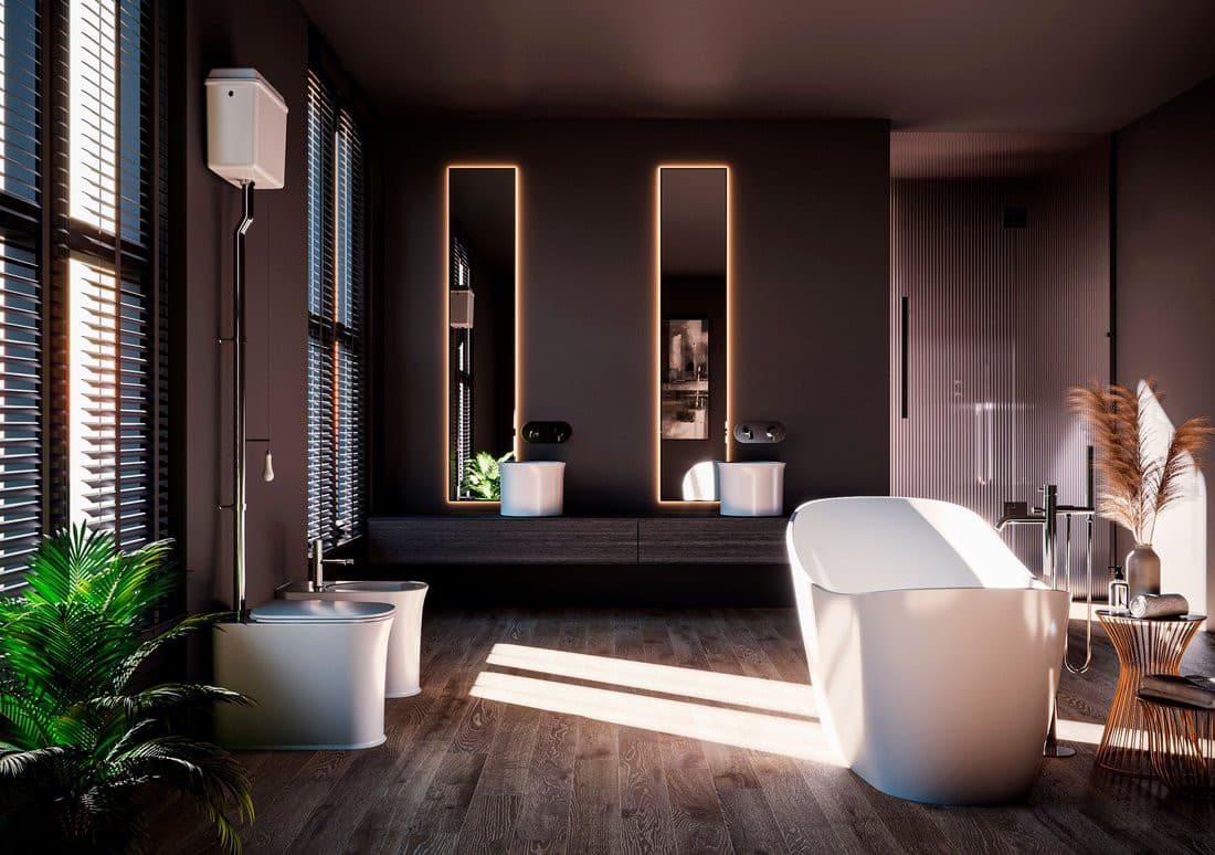 THE NEW YORKER misa WC do wysokiego zbiornika, 36,5x60cm, odpływ poziomy/pionowy, biały