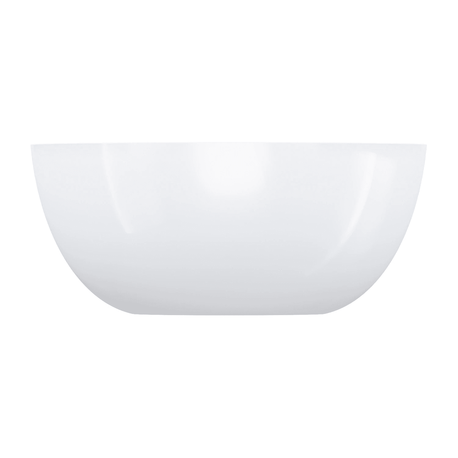 SHELL M+ umywalka nablatowa, Ø35 cm, biały połysk