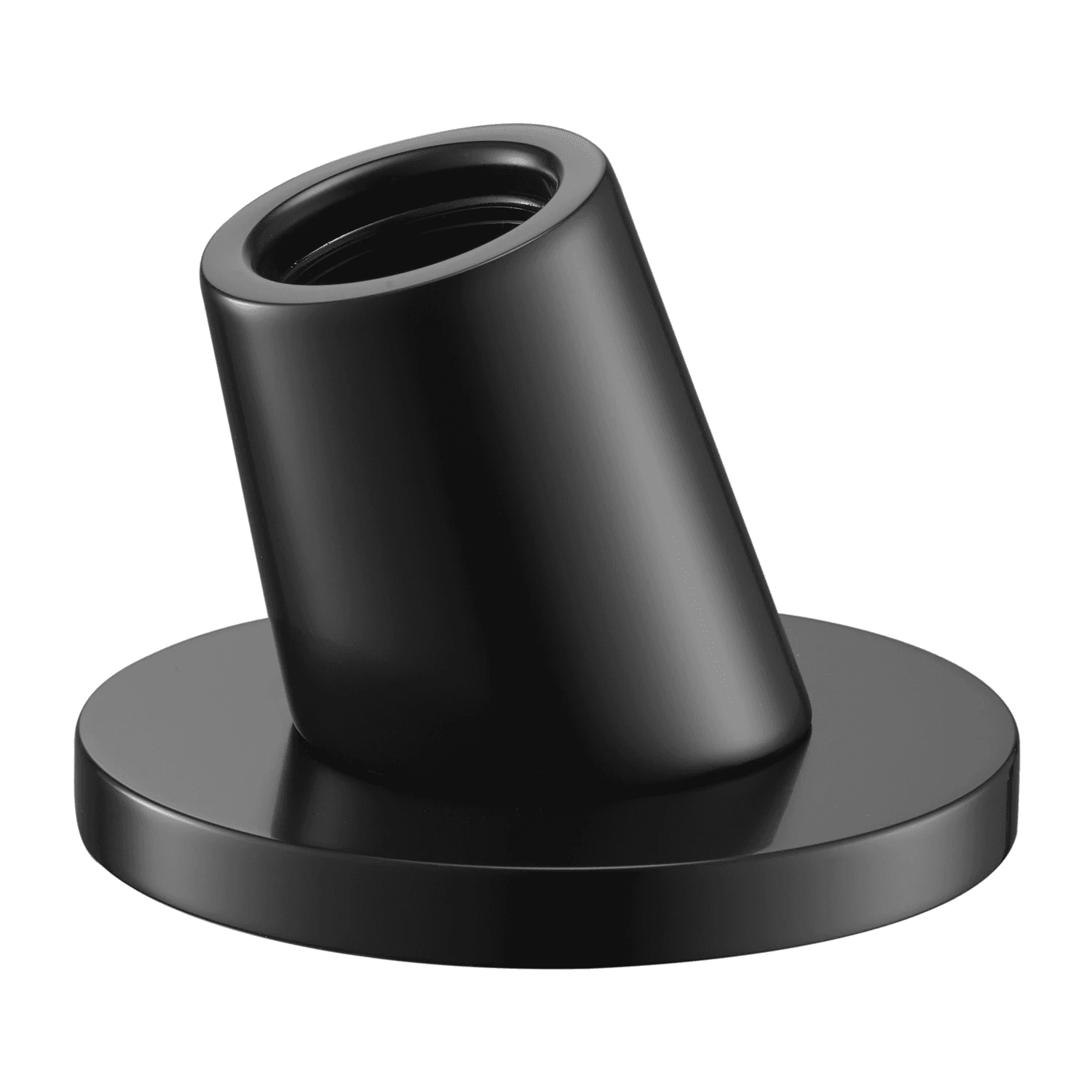 pierścień nawannowy z uchwytem na rączkę prysznicową, czarny mat