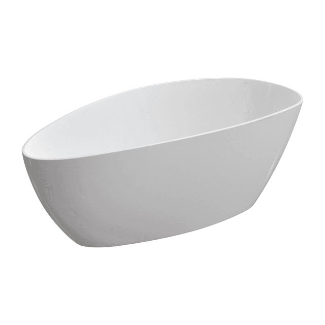 BARCELONA M+ wanna wolnostojąca, 156 x 71 cm, biały połysk