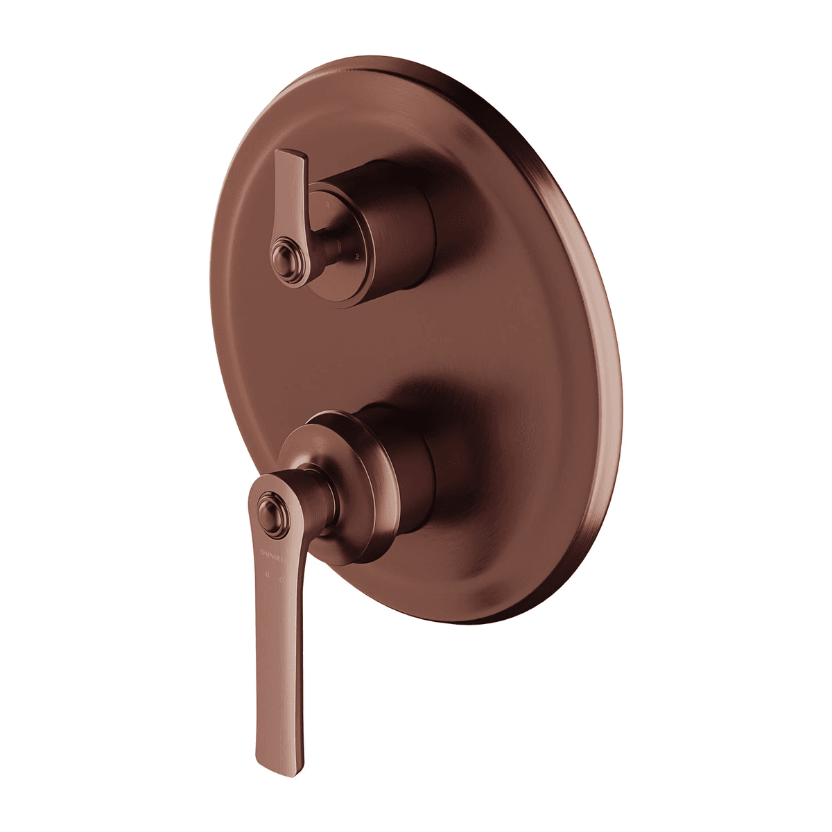 ARMANCE bateria prysznicowo-wannowa 3-wyjściowa podtynkowa, miedź antyczna szczotkowana