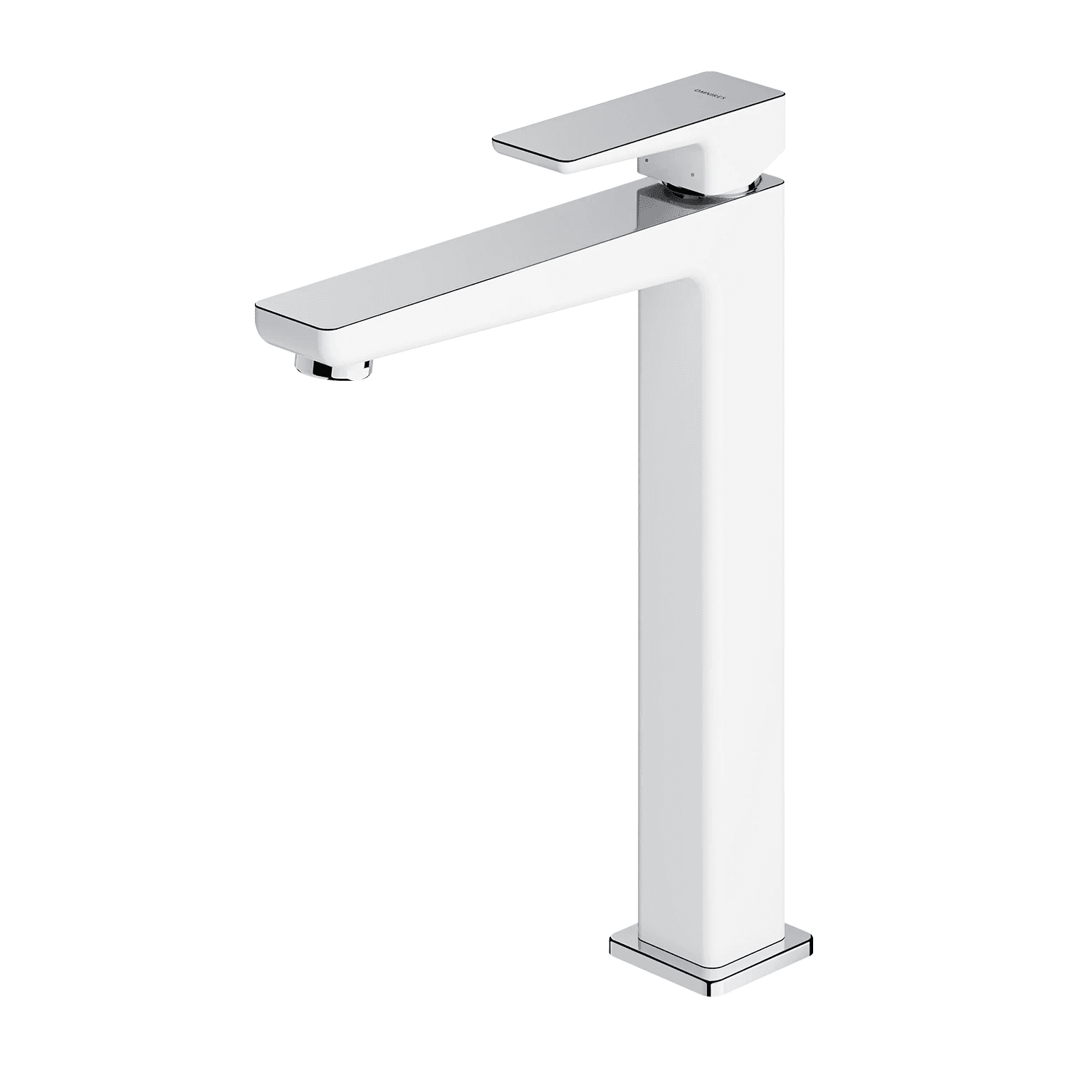 PARMA bateria umywalkowa wysoka, chrom/biały połysk