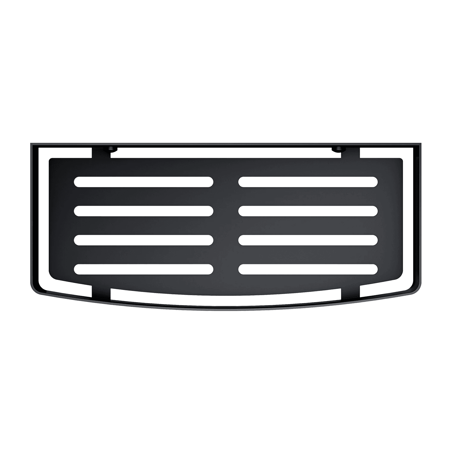 UNI koszyk prysznicowy, 30 x 5 x 13 cm, czarny mat