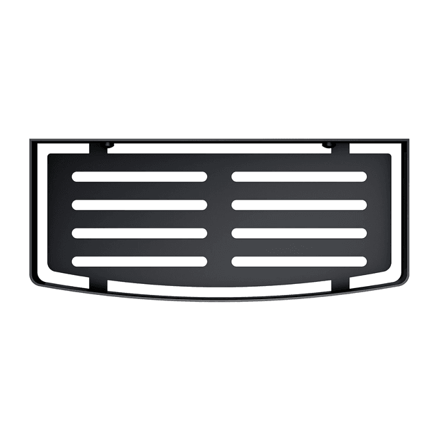 UNI koszyk prysznicowy, 30 x 5 x 13 cm, czarny mat