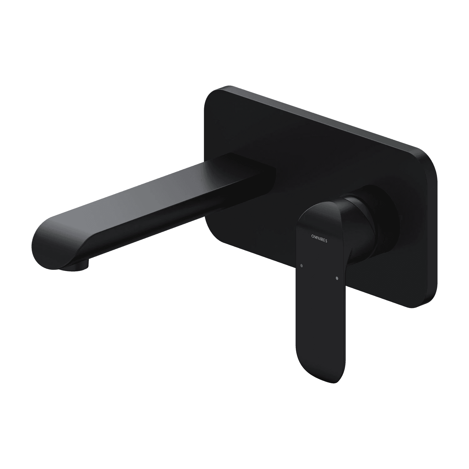 SACRAMENTO bateria umywalkowa podtynkowa, czarny mat