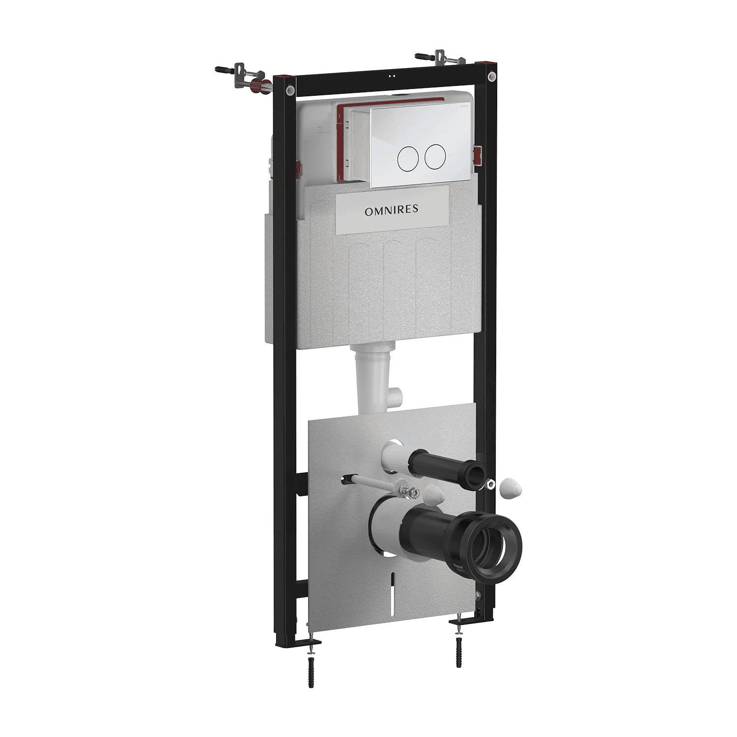 SET: STRONGFRAME stelaż podtynkowy + MINIMAL przycisk spłukujący, chrom połysk