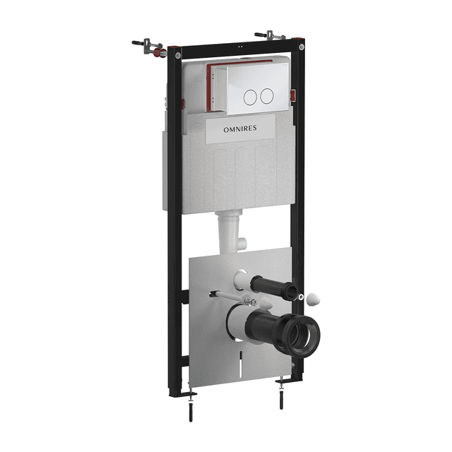 SET: STRONGFRAME stelaż podtynkowy + MINIMAL przycisk spłukujący, chrom połysk