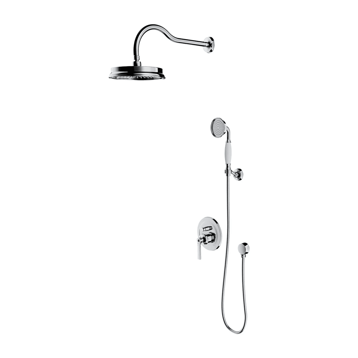 ARMANCE system prysznicowy podtynkowy, chrom połysk