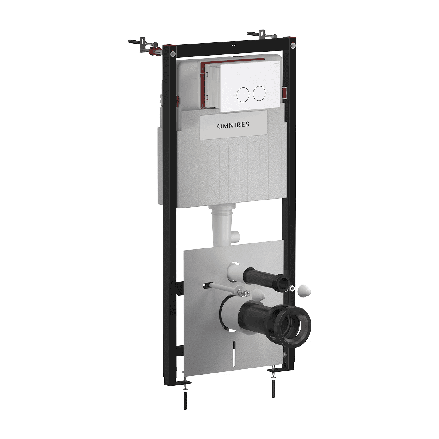 SET: STRONGFRAME stelaż podtynkowy + MINIMAL przycisk spłukujący, biały mat