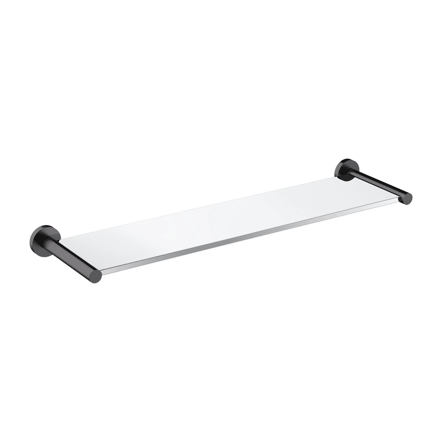 MODERN PROJECT półka szklana, antracyt szczotkowany