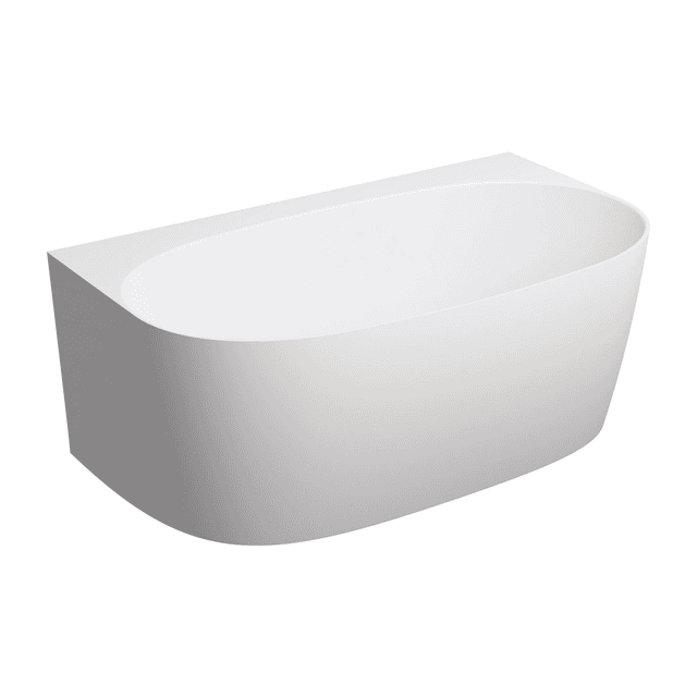 VALENCIA M+ wanna przyścienna, 148 x 86 cm, biały mat