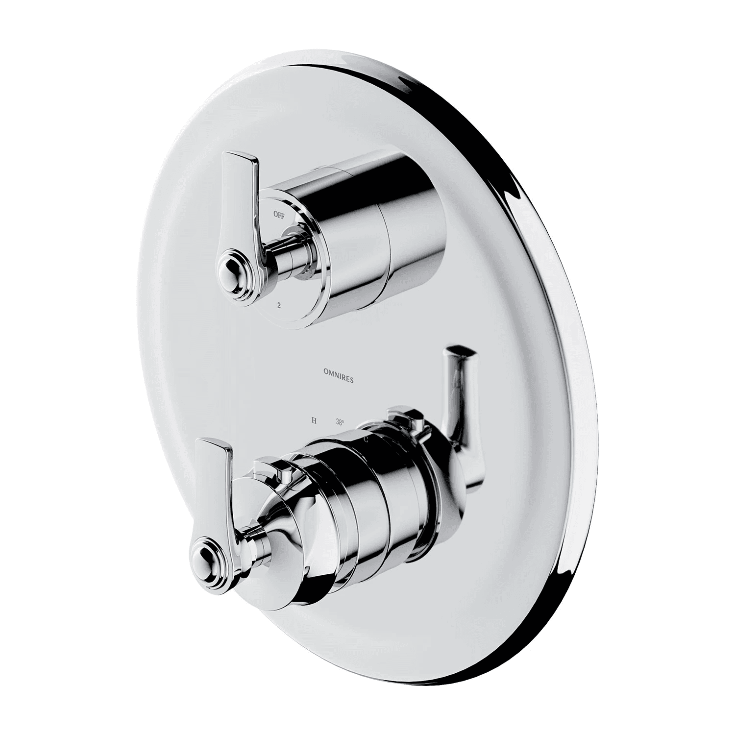 ARMANCE termostatyczna bateria prysznicowo-wannowa 3-wyjściowa podtynkowa, chrom połysk
