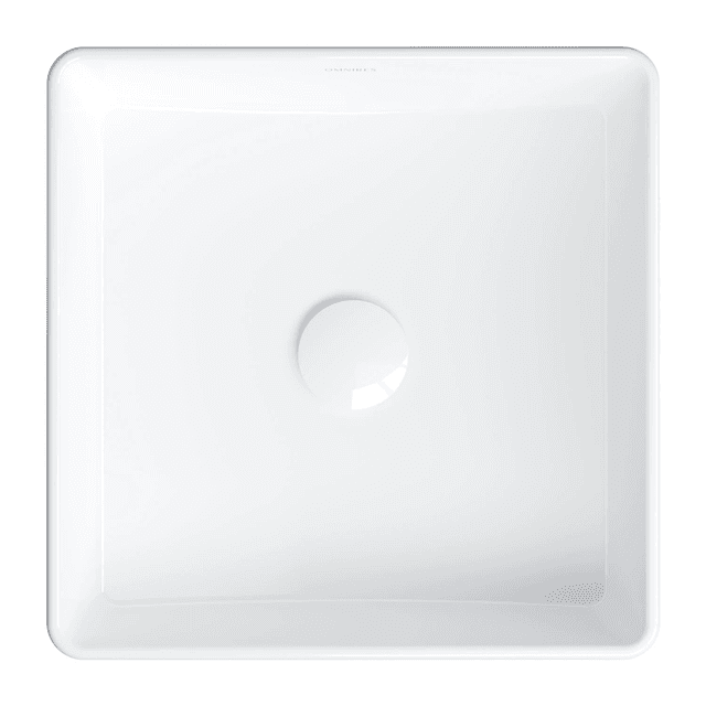 PASADENA umywalka nablatowa, 36 x 36 cm, biały połysk