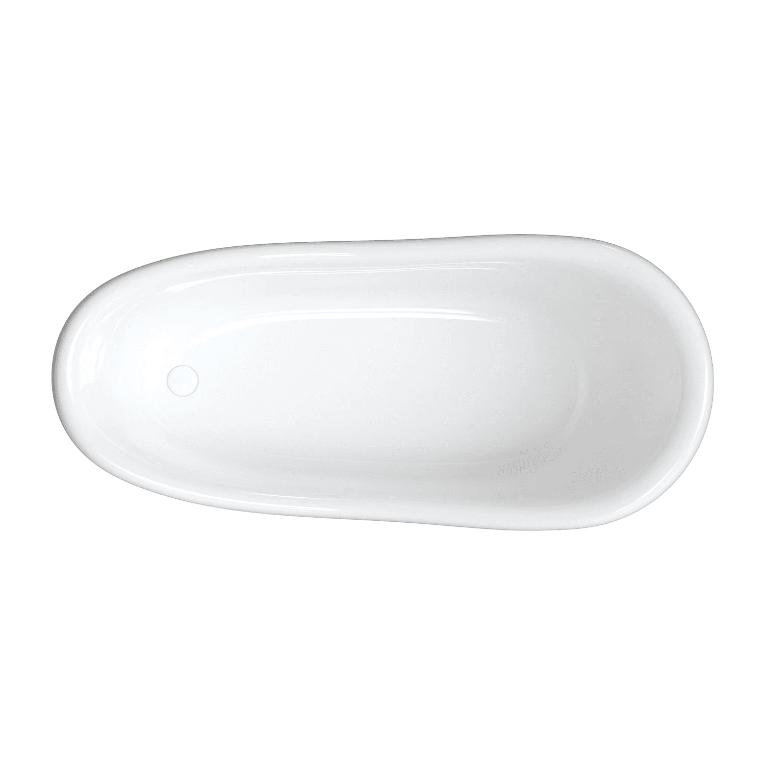 ATENA COMFORT M+ wanna wolnostojąca, 168 x 76 cm, biały połysk