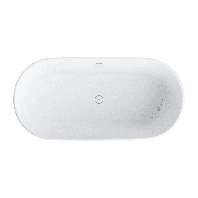 CLASSICA M+ wanna wolnostojąca z przelewem, 170 x 84 cm, biały połysk
