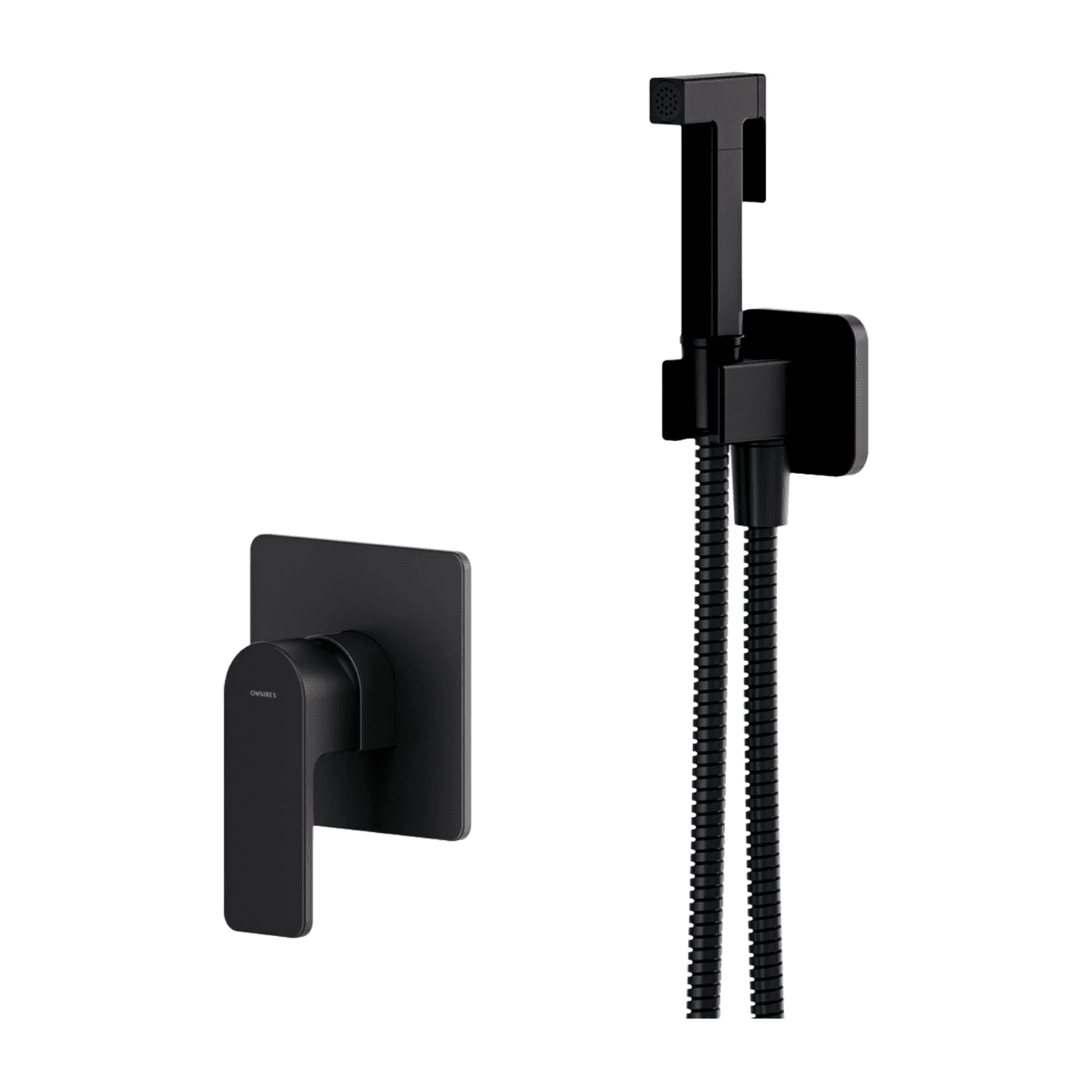 BARETTI system bidetowy podtynkowy, czarny mat