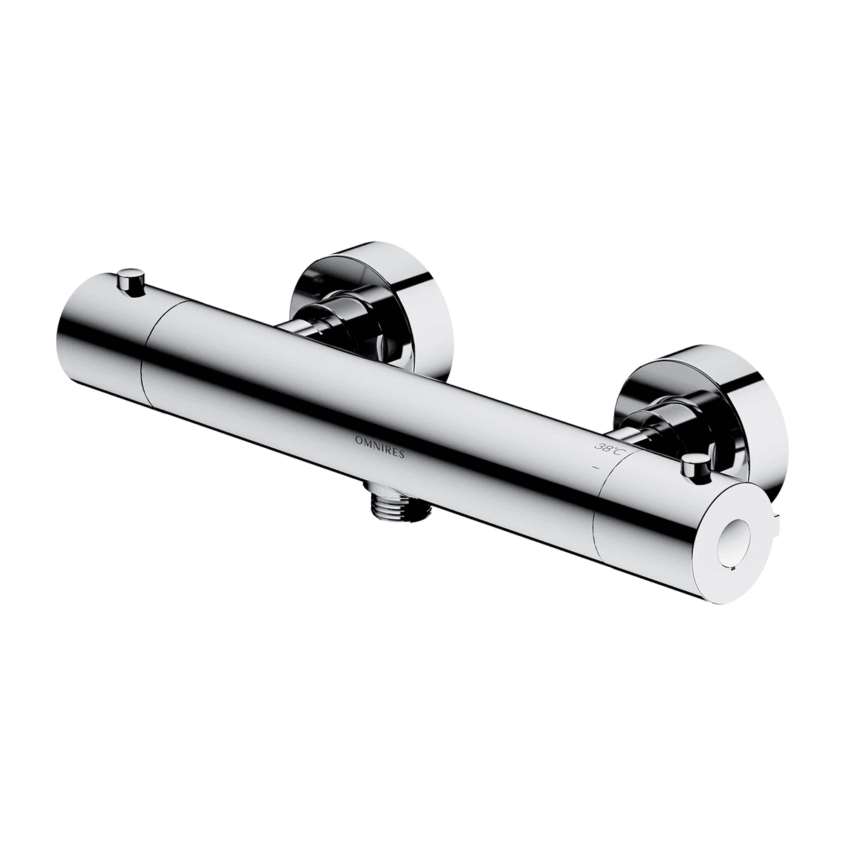 Y termostatyczna bateria prysznicowa, chrom połysk