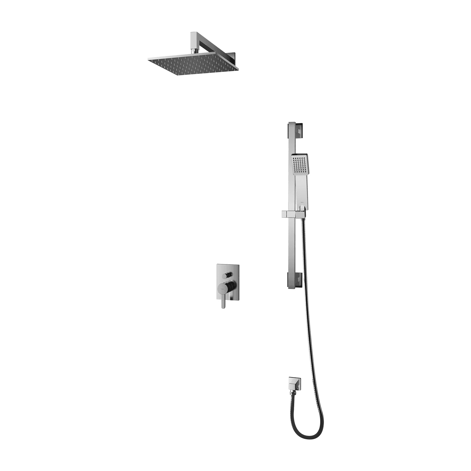 DARLING system prysznicowy podtynkowy, chrom połysk