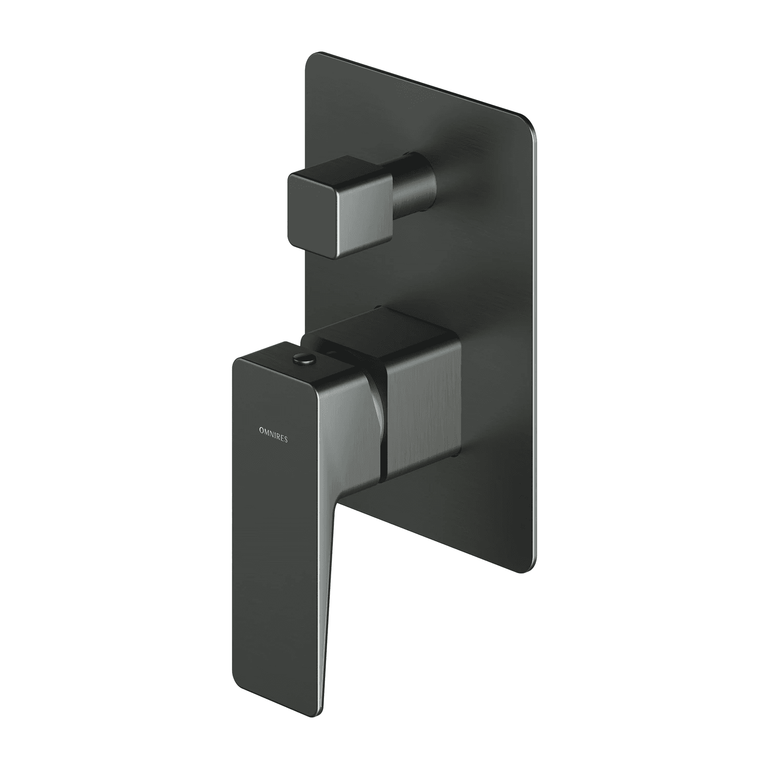 PARMA bateria prysznicowo-wannowa podtynkowa, grafit szczotkowany