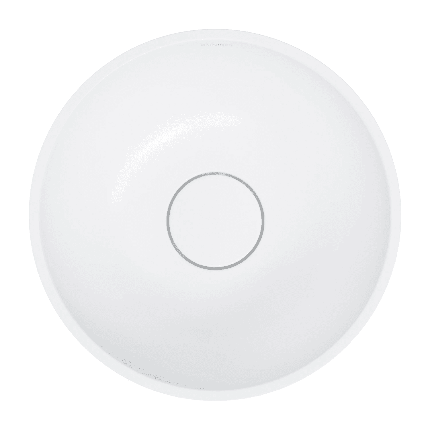 SHELL M+ umywalka nablatowa, Ø35 cm, biały mat