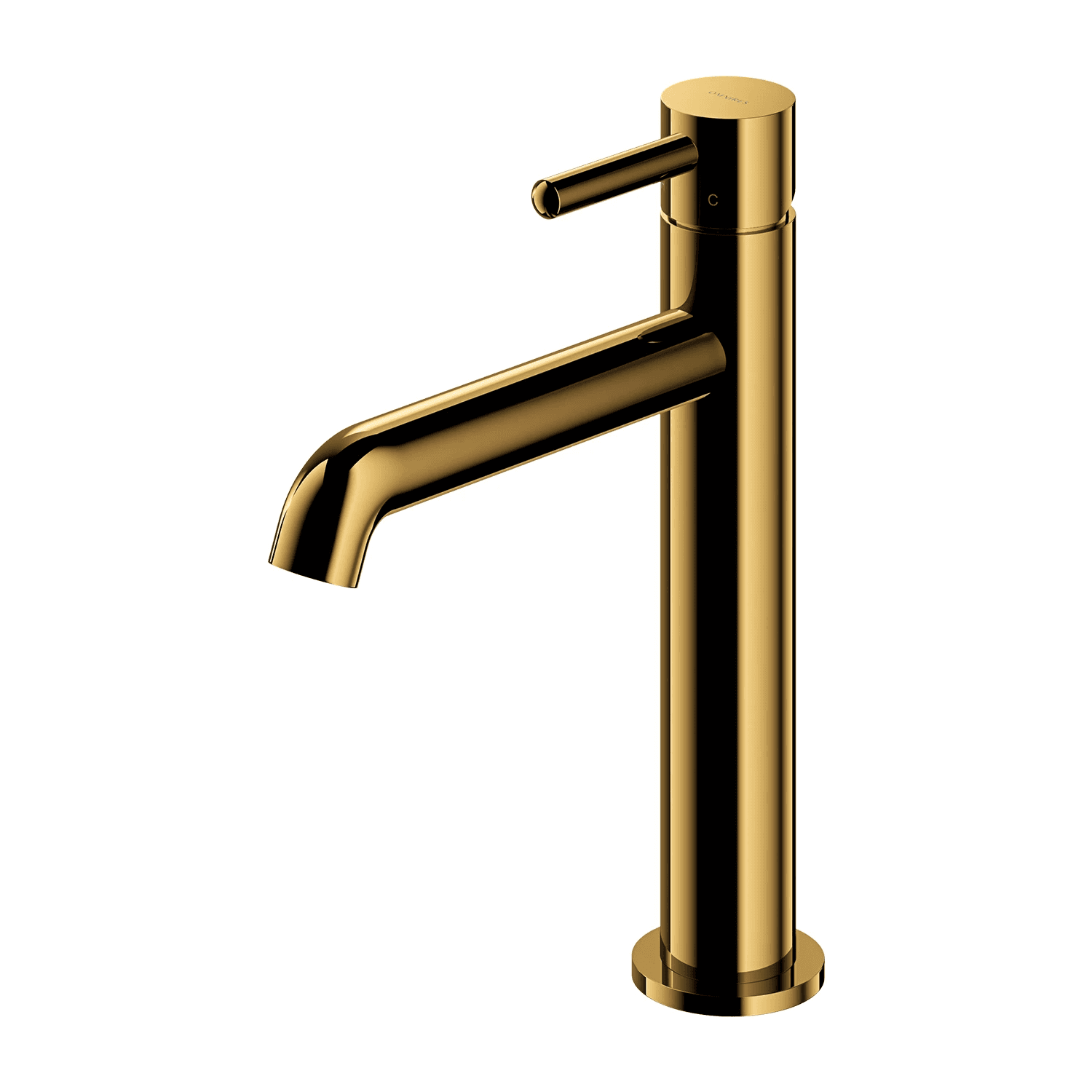 Y bateria umywalkowa, 23 cm (głowica 25 mm), złoty połysk