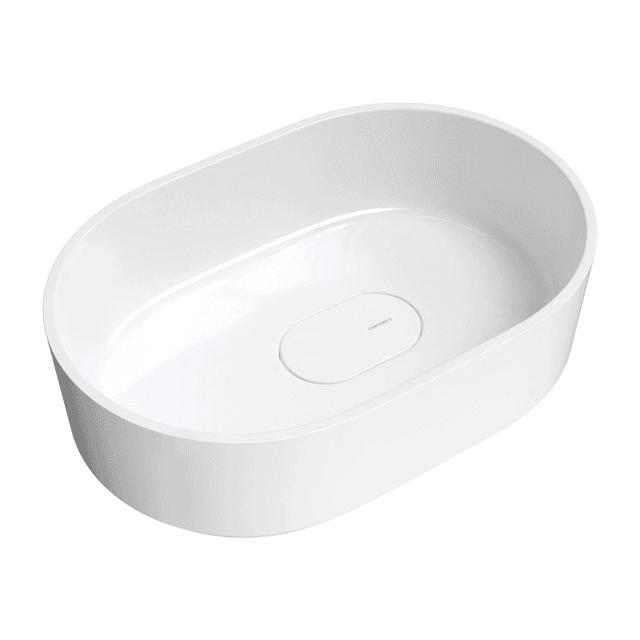 CADENCE M+ umywalka nablatowa, 62 x 42 cm, biały połysk