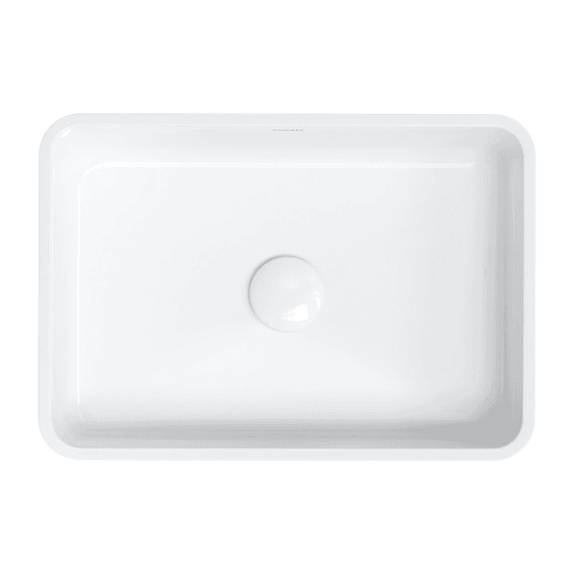 PARMA M+ umywalka nablatowa, 50 x 35 cm, biały połysk