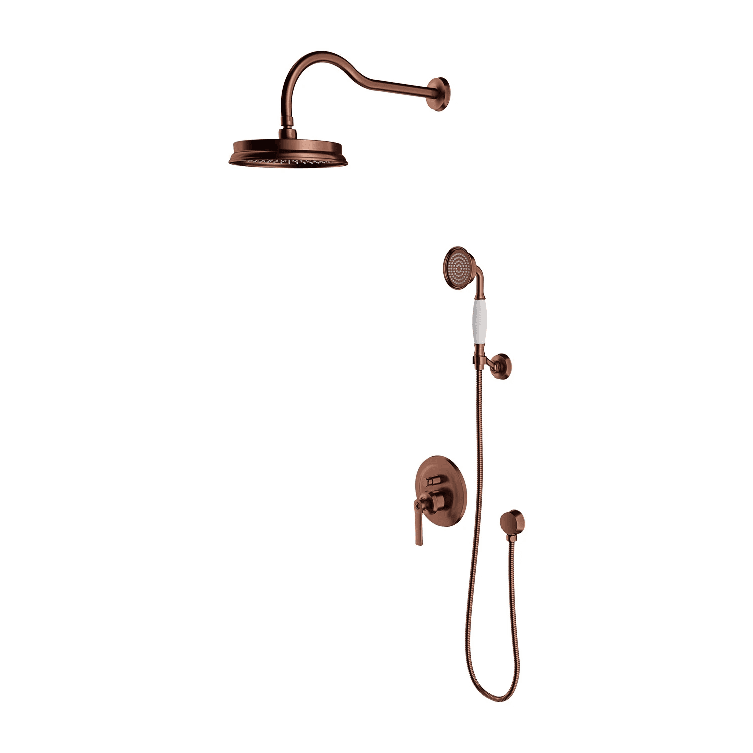 ARMANCE system prysznicowy podtynkowy, miedź antyczna szczotkowana