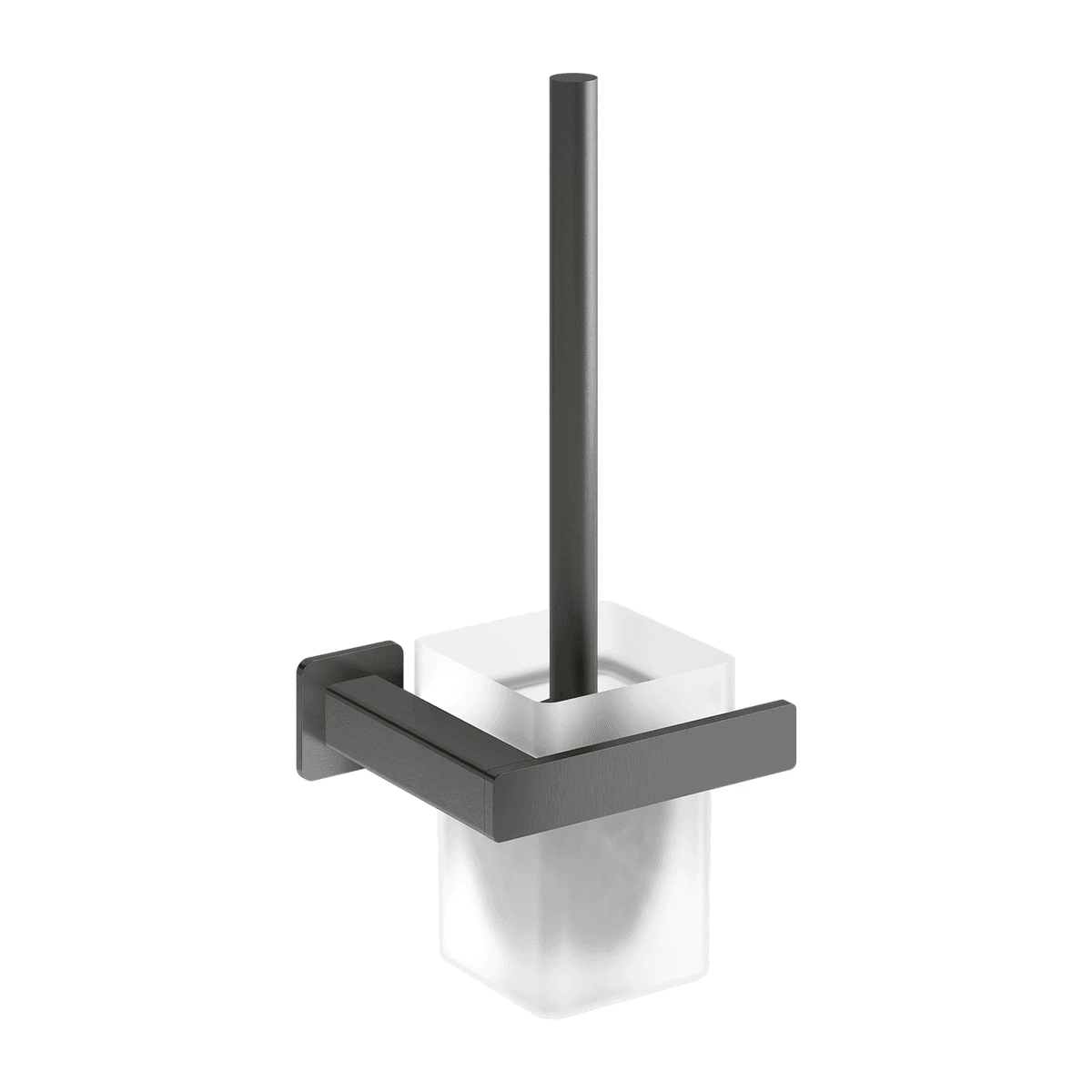 NELSON szczotka toaletowa wisząca, grafit szczotkowany