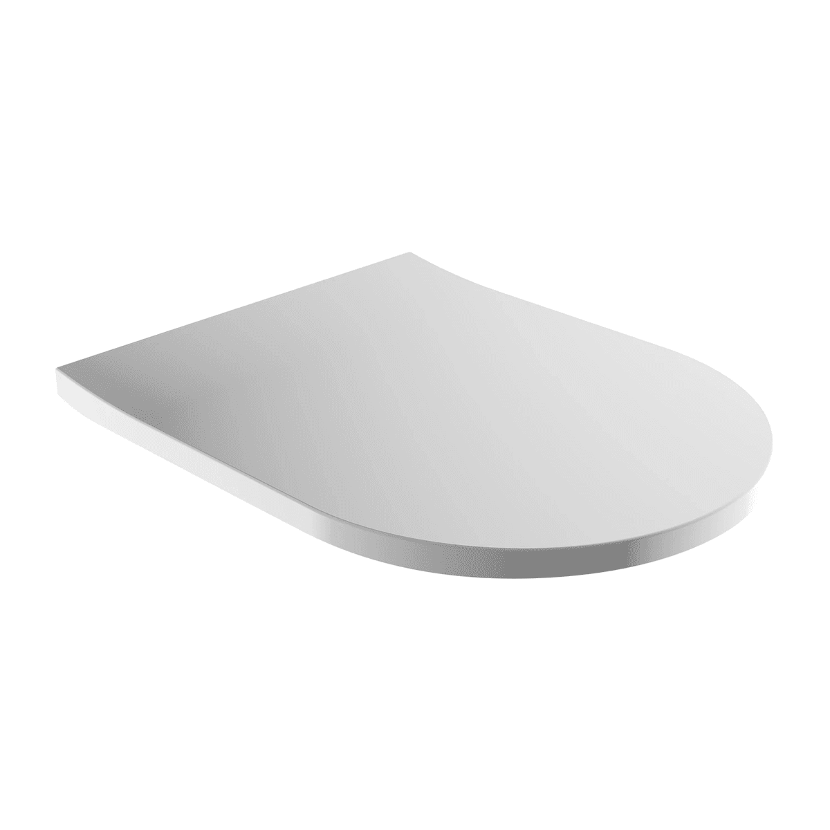 TAMPA wolnoopadająca deska toaletowa, biały połysk