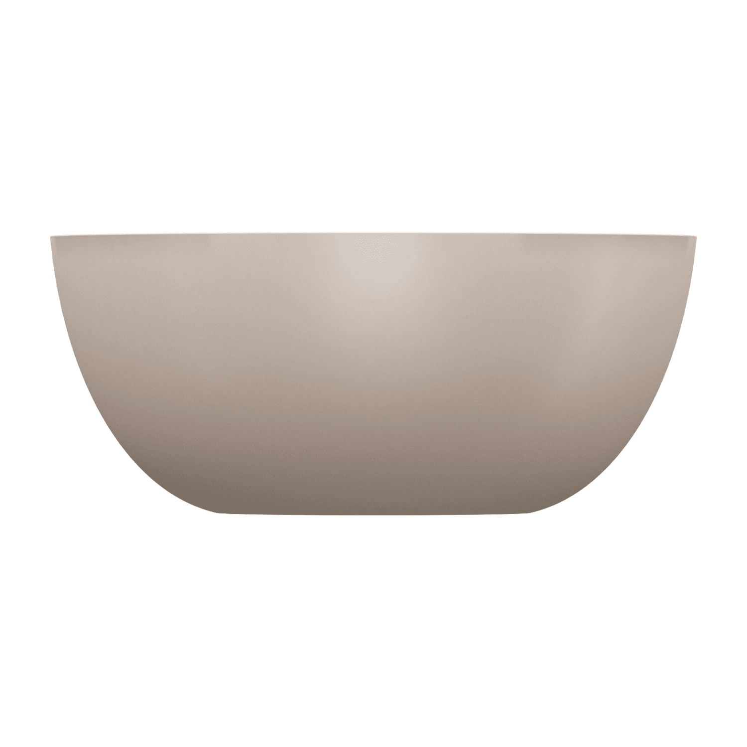 SHELL M+ umywalka nablatowa, Ø35 cm, dune beige mat