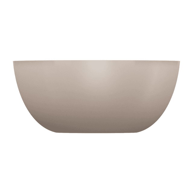 SHELL M+ umywalka nablatowa, Ø35 cm, dune beige mat