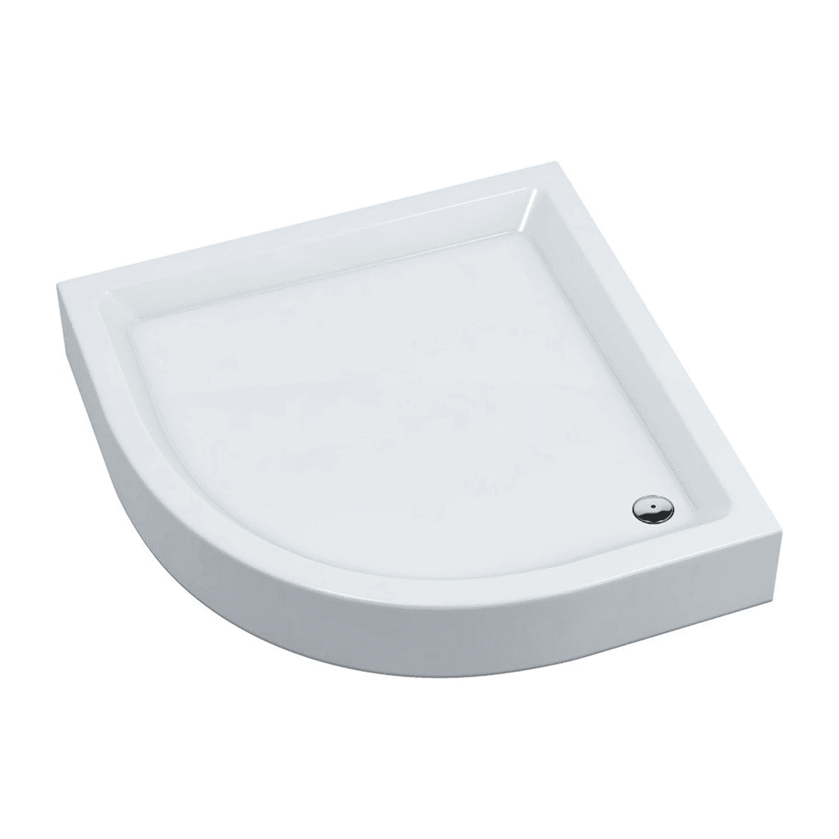 INVEST PROJECT akrylowy brodzik prysznicowy, 90 x 90 cm, biały połysk