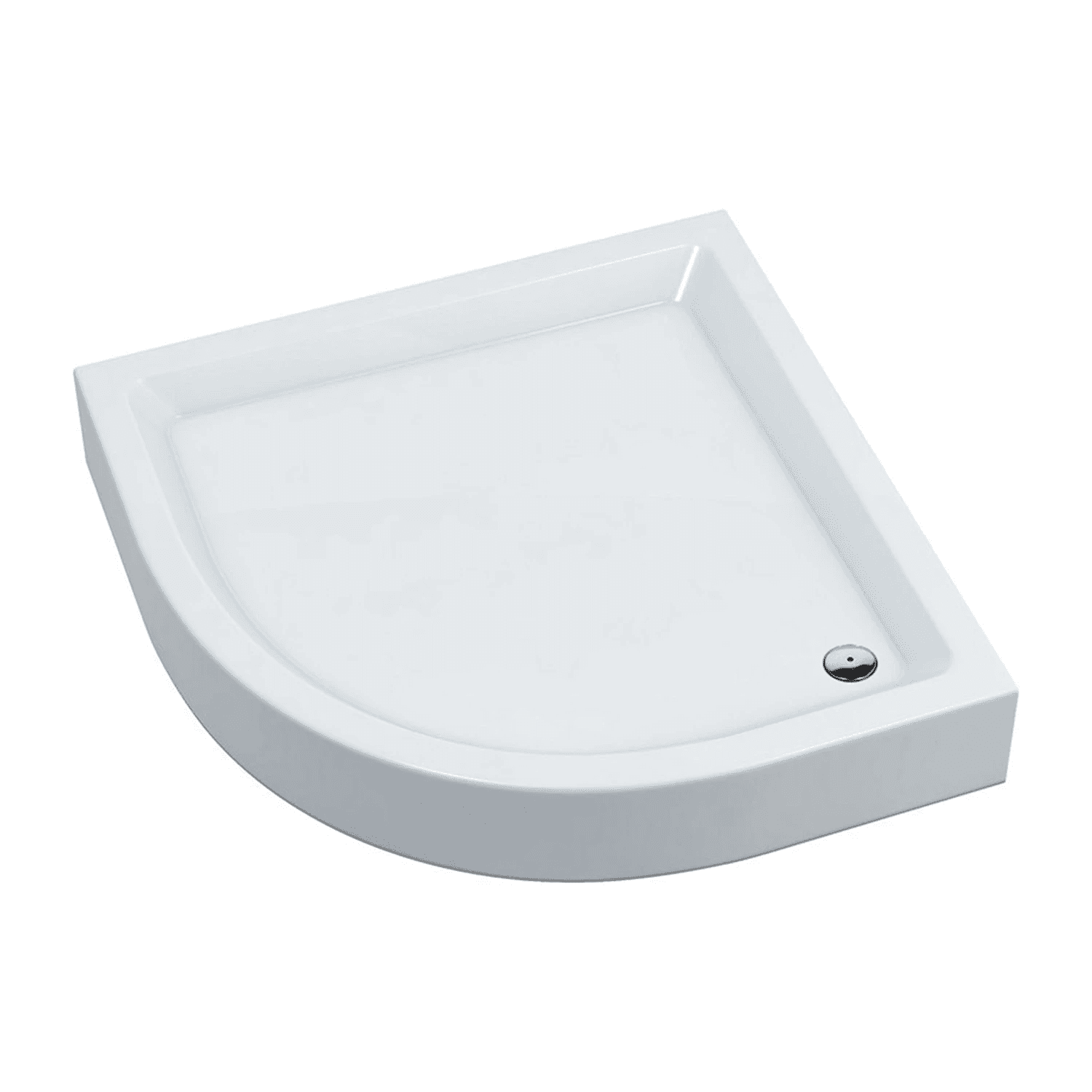 INVEST PROJECT akrylowy brodzik prysznicowy, 90 x 90 cm, biały połysk