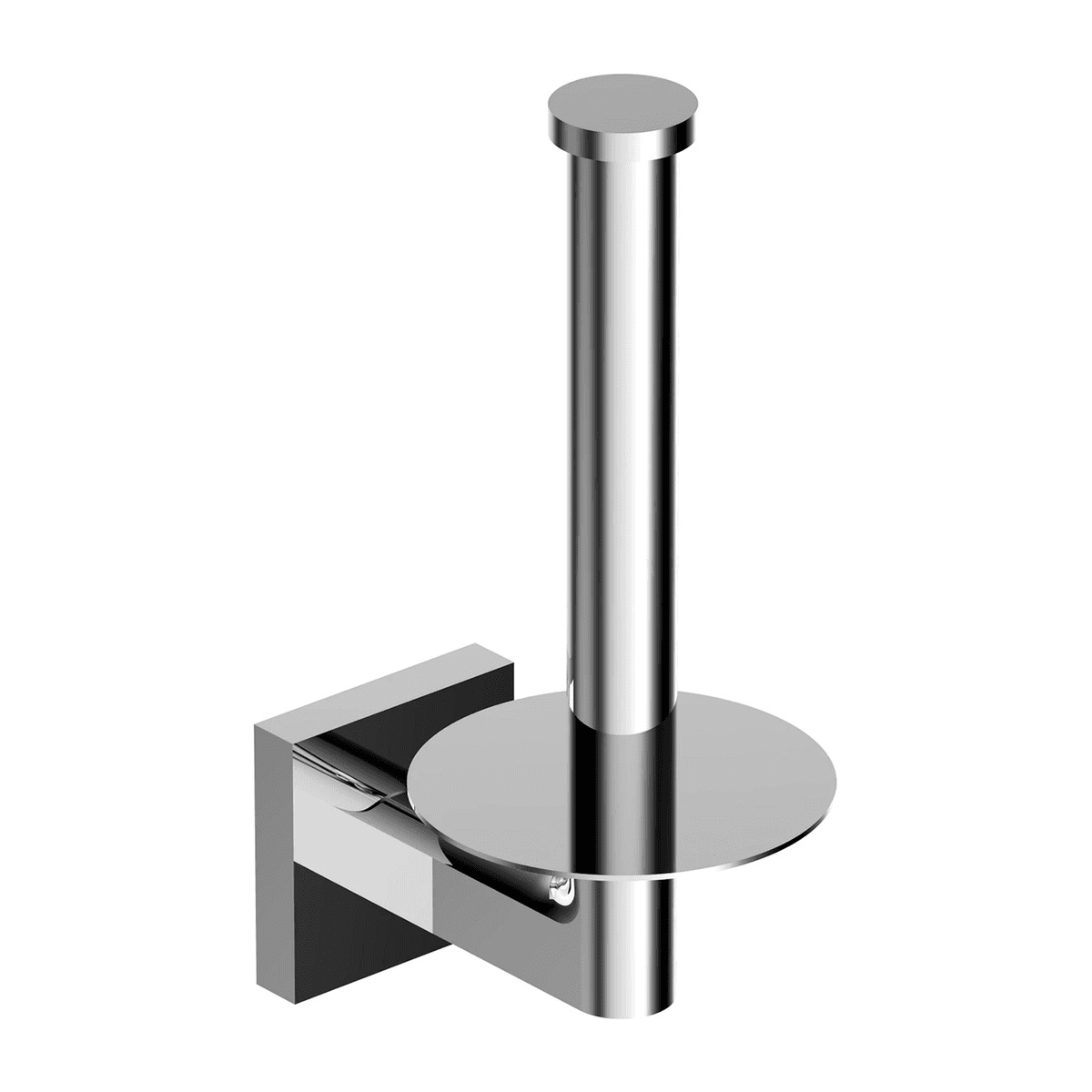 TYBER uchwyt na papier toaletowy zapasowy, chrom połysk