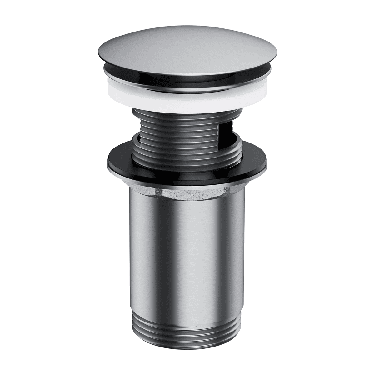 korek klik-klak do syfonu umywalkowego, nikiel szczotkowany