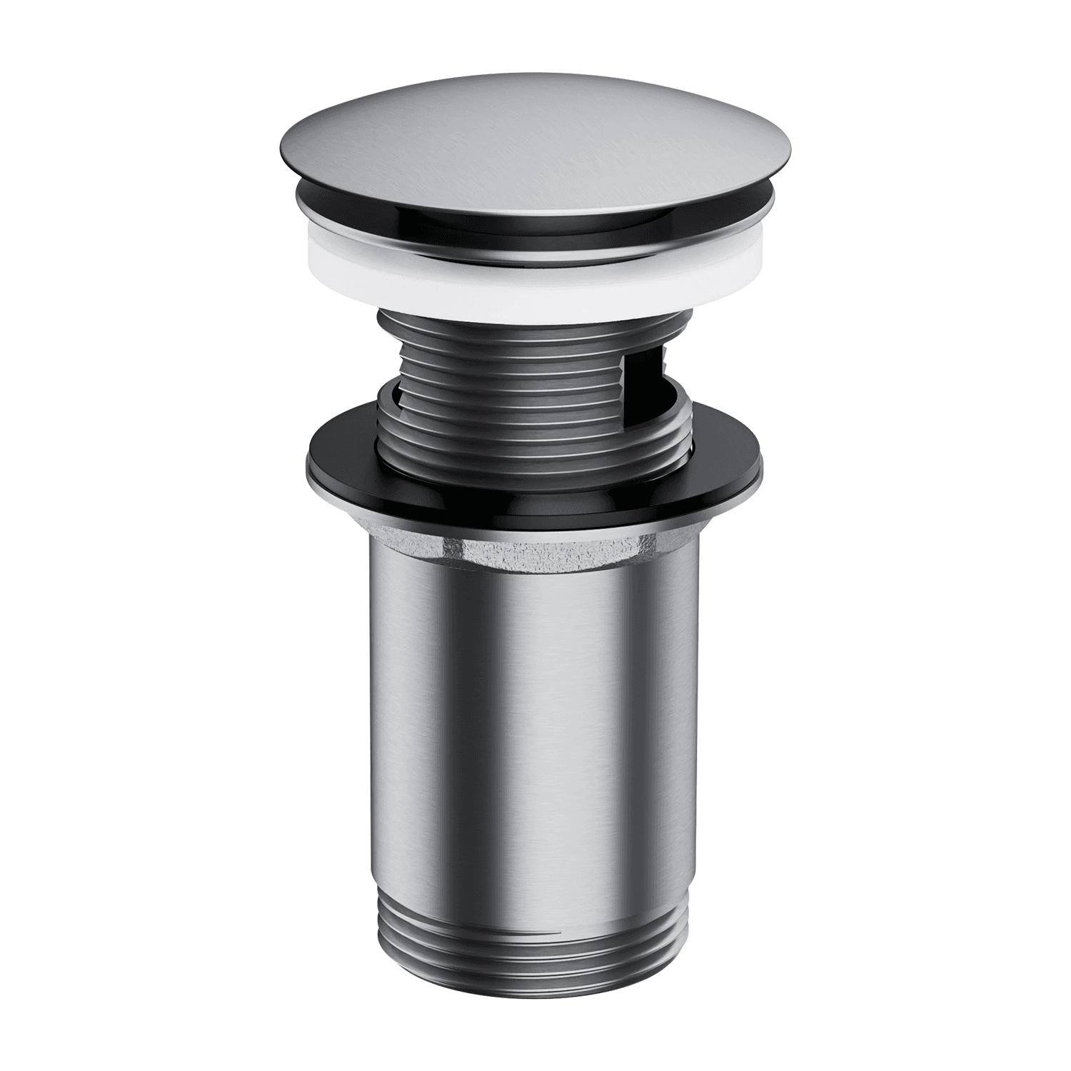 korek klik-klak do syfonu umywalkowego, nikiel szczotkowany