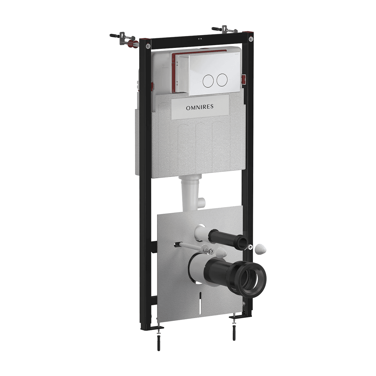 SET: STRONGFRAME stelaż podtynkowy z ECO spłuk. + MINIMAL przycisk spłukujący, chrom połysk