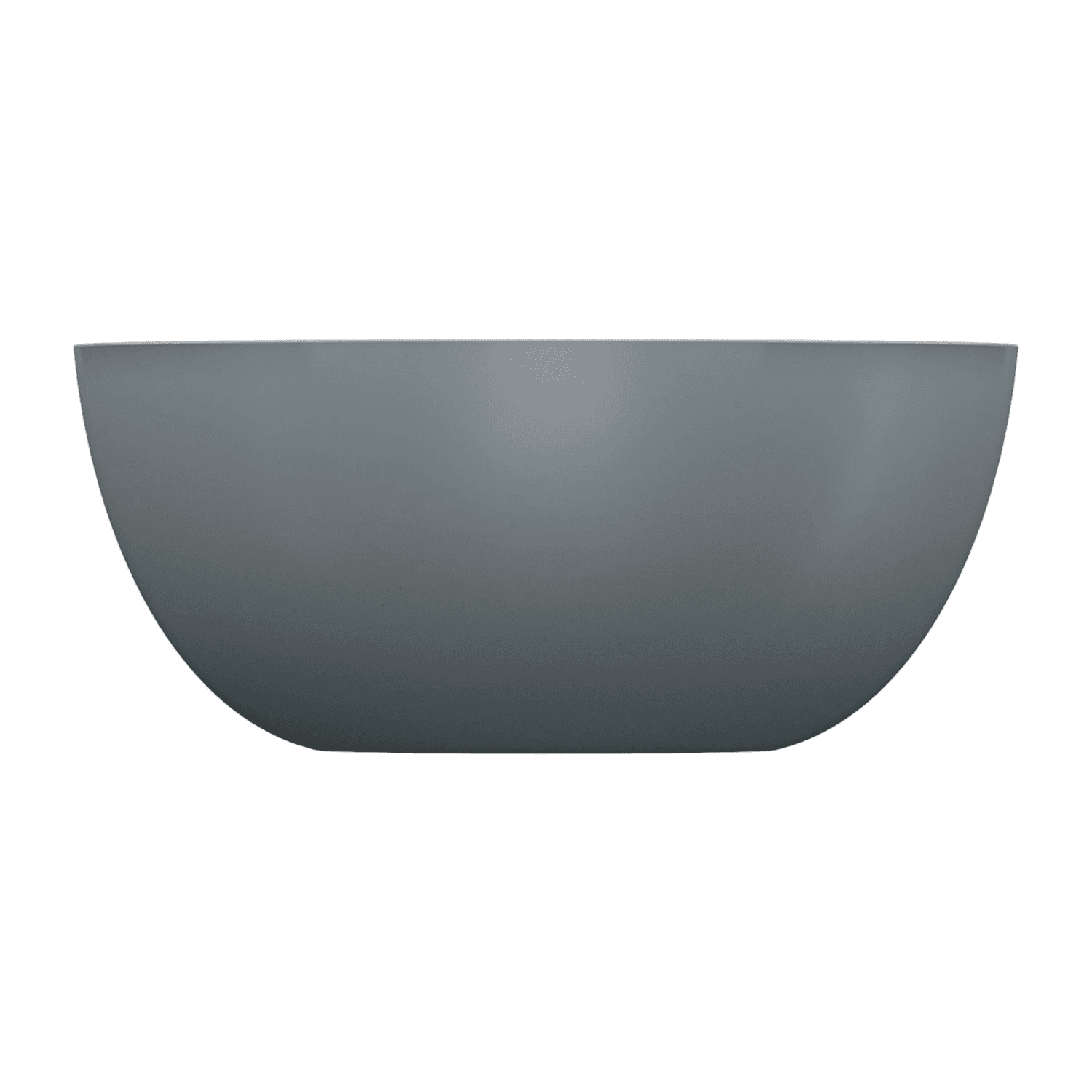 SHELL M+ umywalka nablatowa, Ø35 cm, ash grey mat