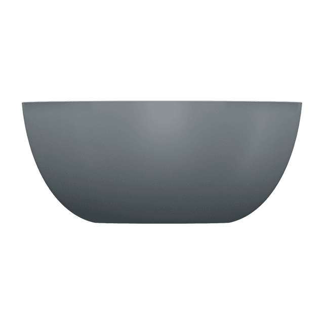 SHELL M+ umywalka nablatowa, Ø35 cm, ash grey mat