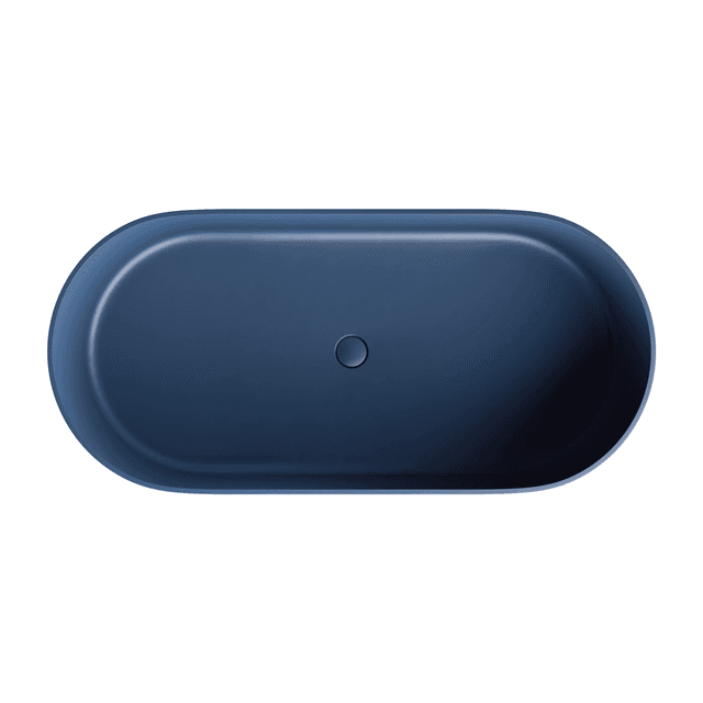 OVO M+ wanna wolnostojąca, 160 x 75 cm, midnight blue mat