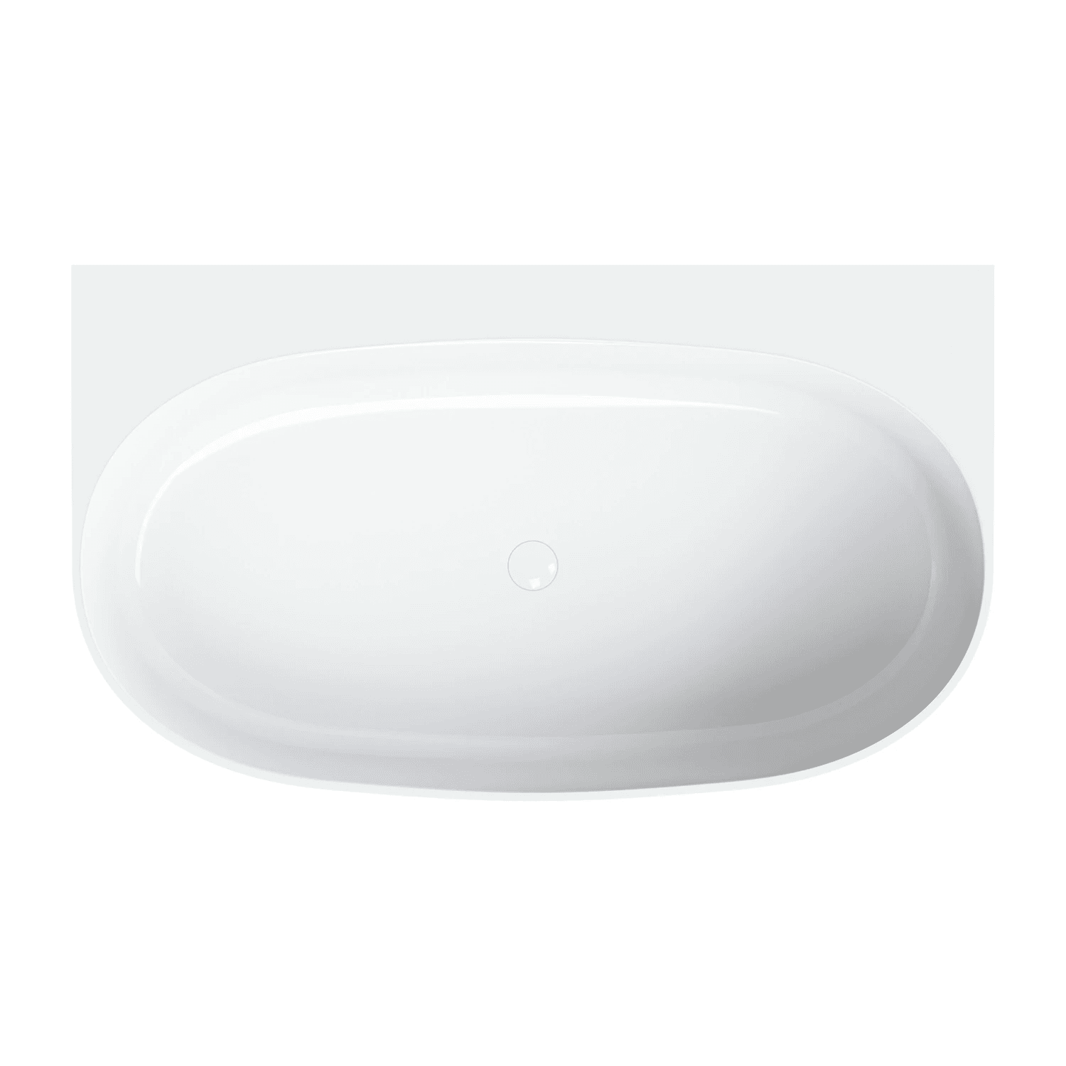 VALENCIA M+ wanna przyścienna, 148 x 86 cm, biały połysk