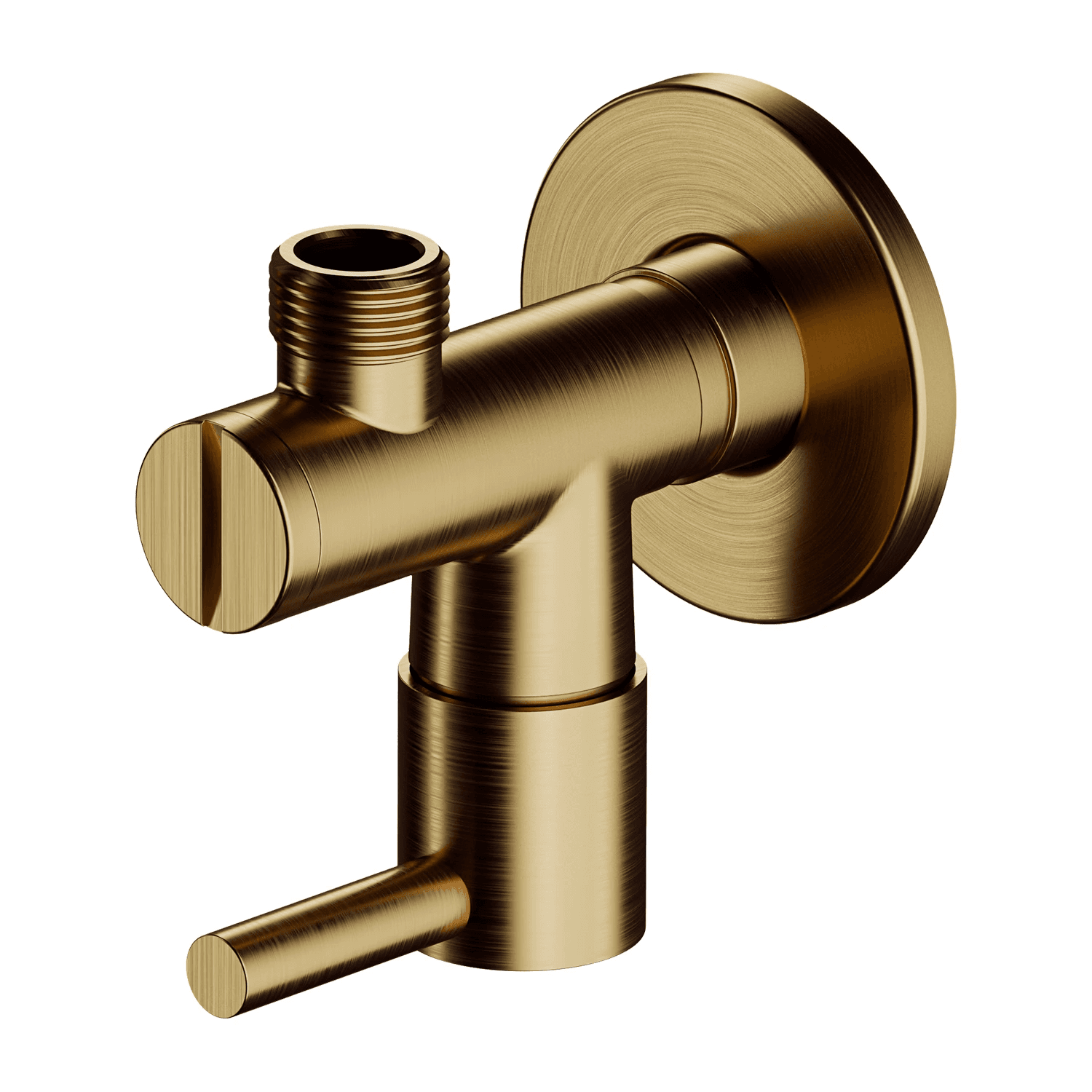 zawór kątowy, brąz antyczny szczotkowany