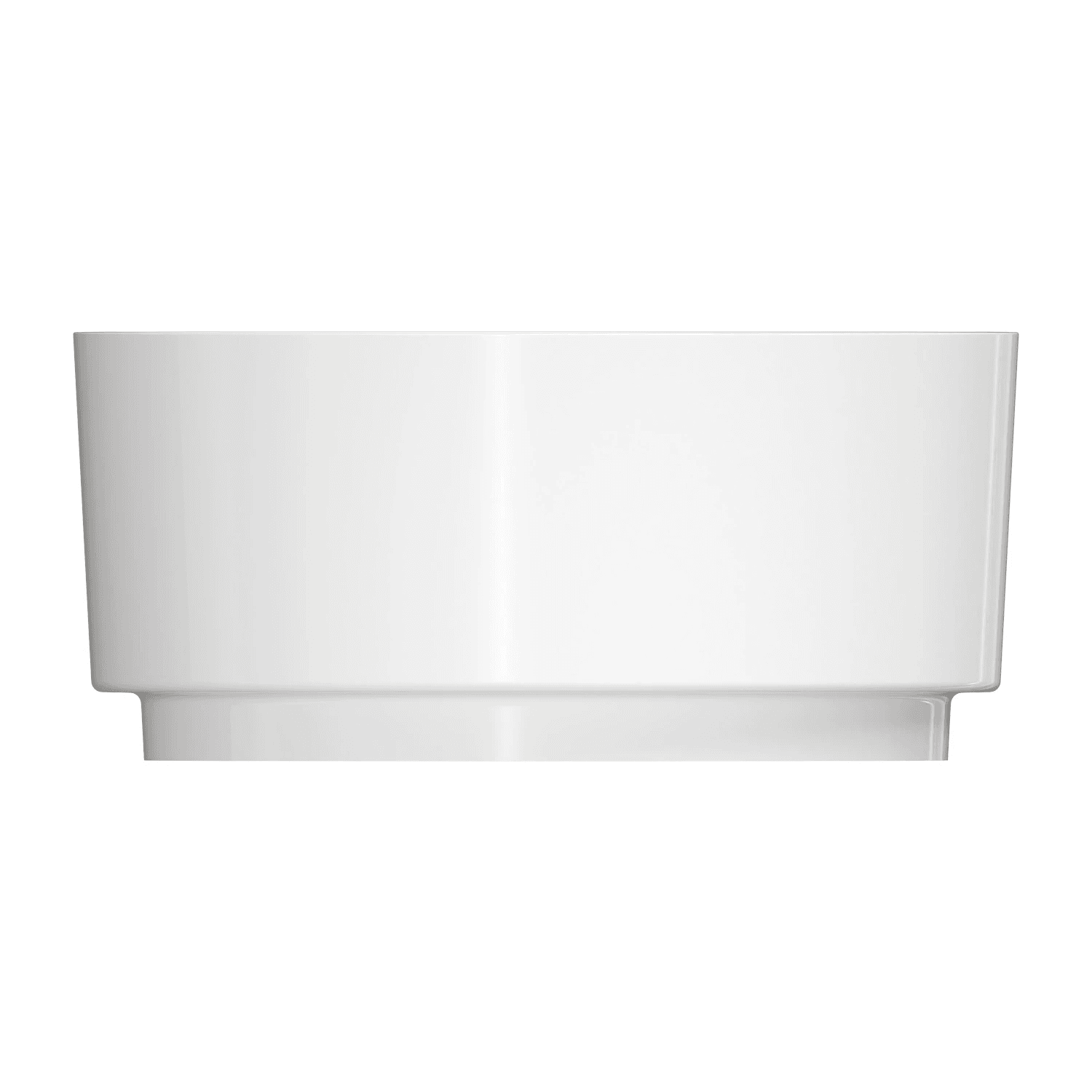 CADENCE M+ umywalka nablatowa, ø42 cm, biały połysk