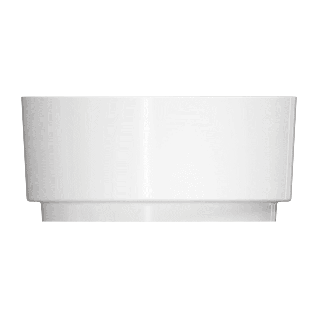 CADENCE M+ umywalka nablatowa, ø42 cm, biały połysk