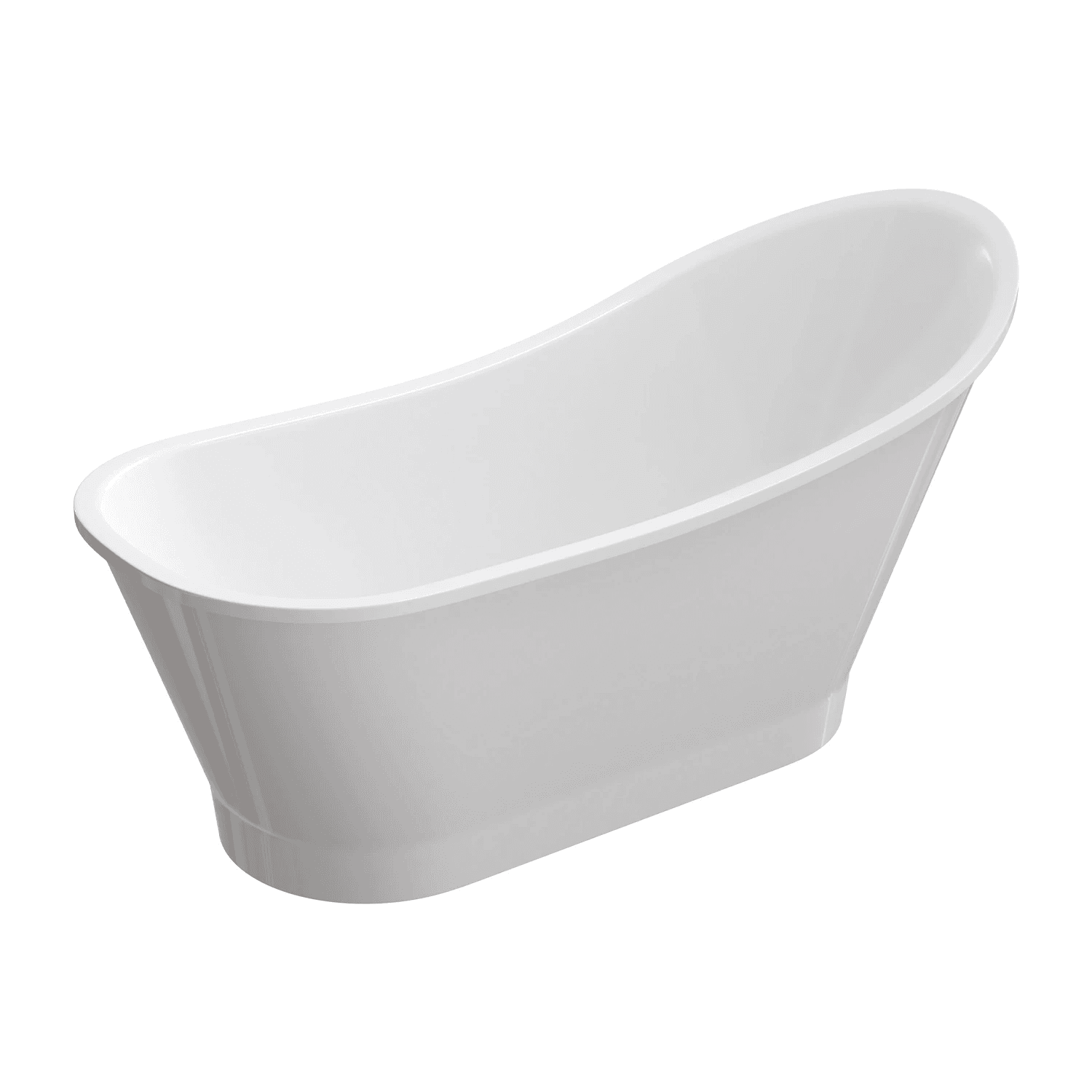 VENEZIA M+ wanna wolnostojąca, 160 x 73 cm, biały połysk