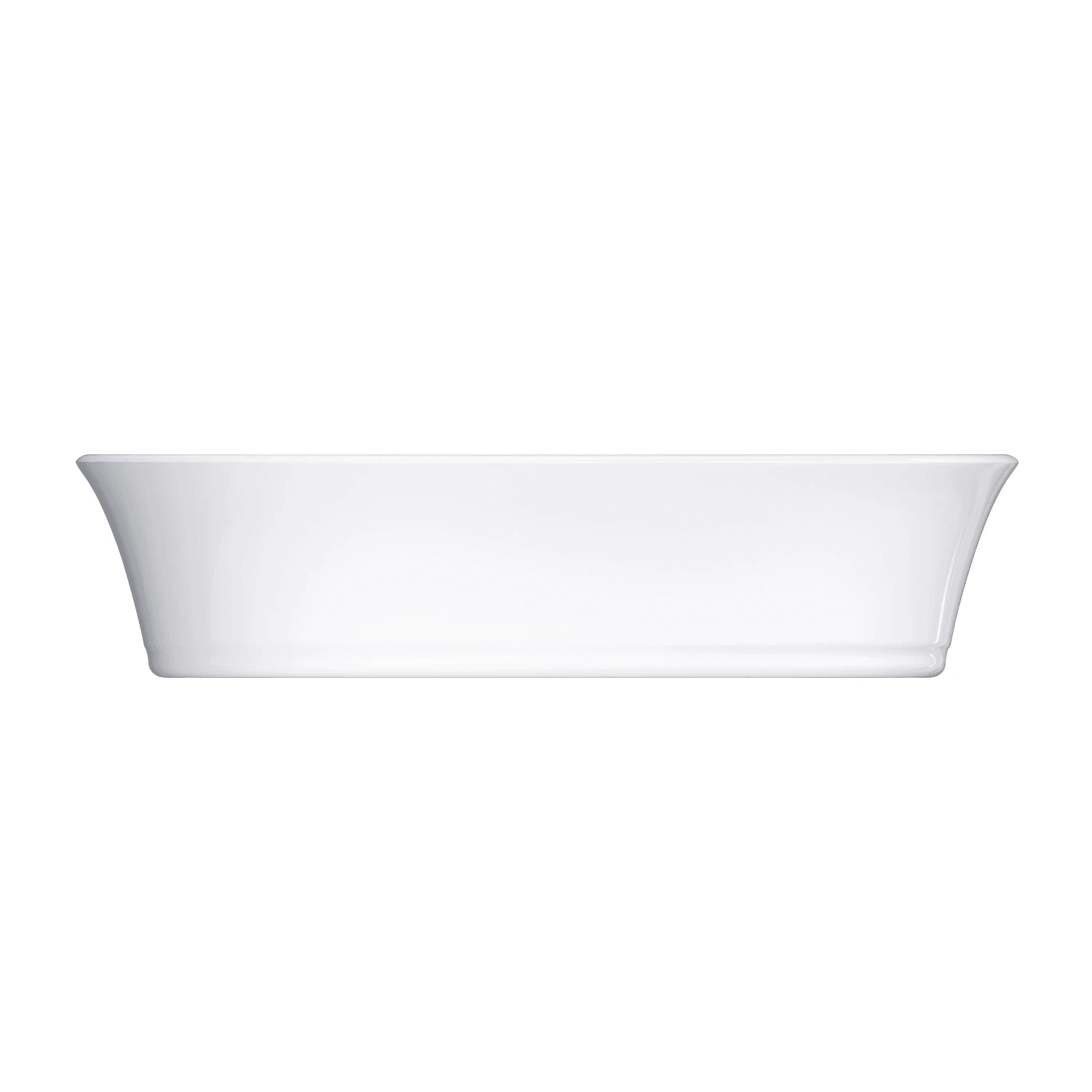 CLASSICA M+ umywalka nablatowa, 61 x 40 cm, biały połysk